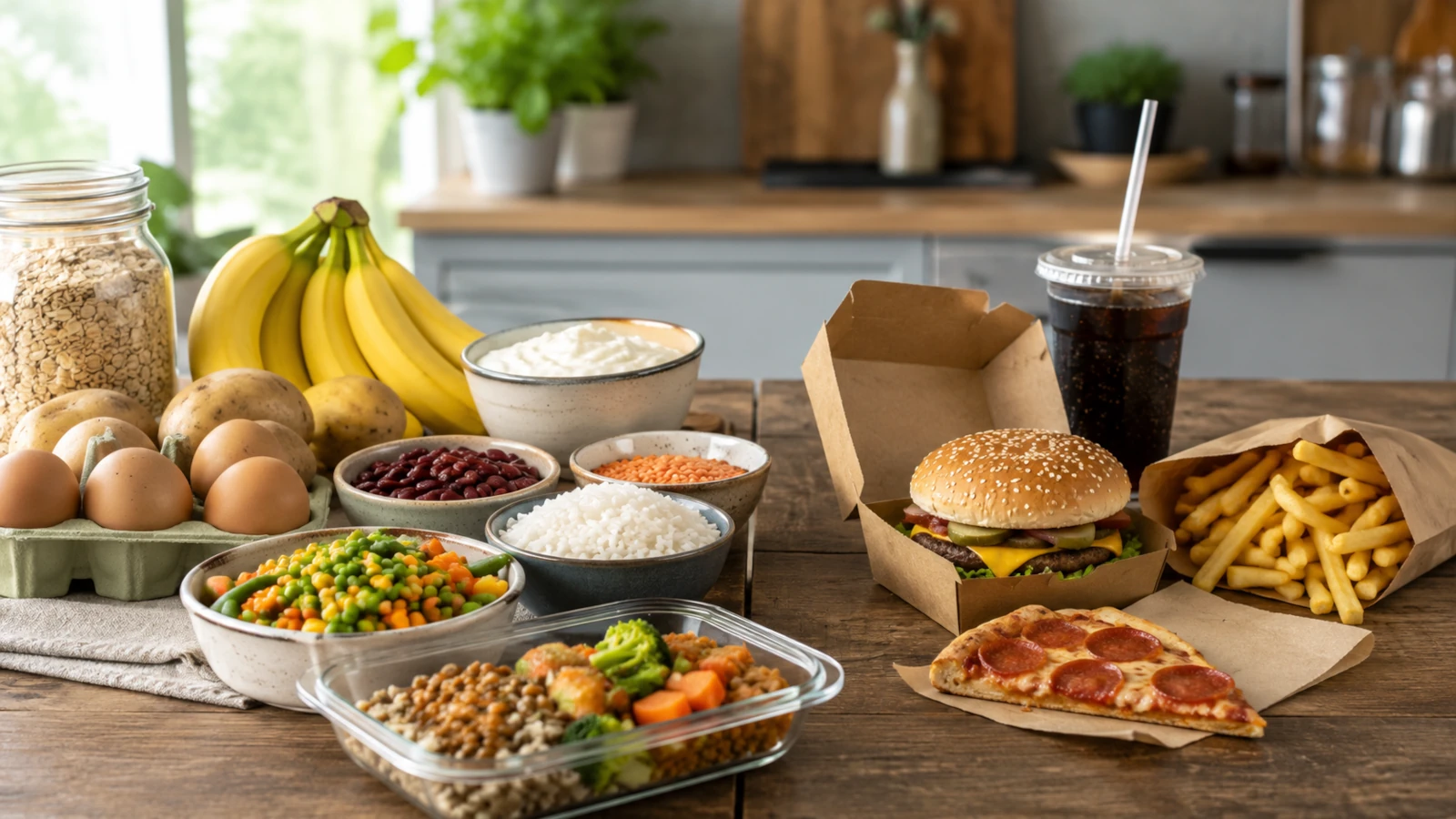 Gesund essen trotz hoher Lebensmittelpreise: Warum Fast Food oft günstiger wirkt